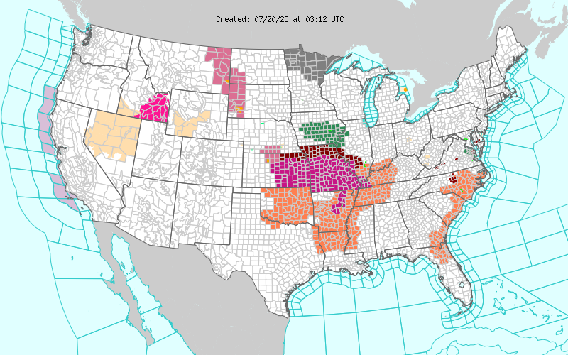 Current Watches/Warnings