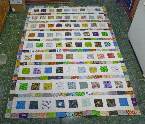 After quilting