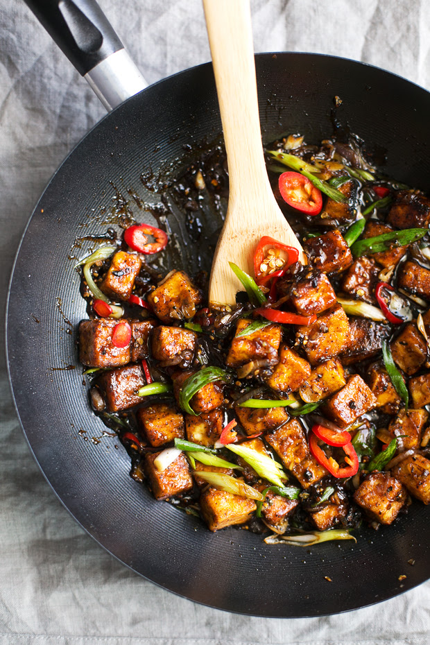 Crispy Black Pepper Tofu Stir Fry Recipe Little Spice Jar Crispy Black Pepper Tofu Stir Fry Recipe Little Spice Jar