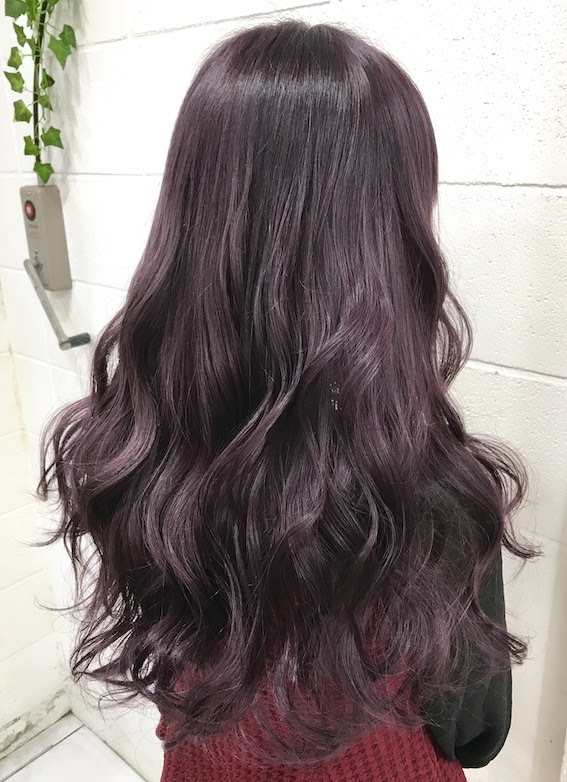 パープルヘアカラー 紫カラー バイオレットカラーにしてみたい方の参考カラー写真 グラデーションカラー インナーカラー ハイライトカラー Sherry 原宿美容室