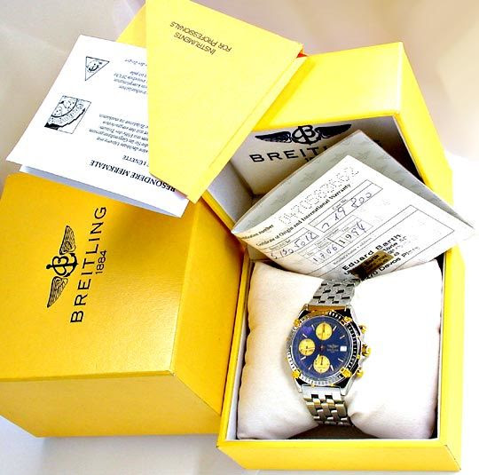 Originalfoto ORIG.BREITLING-CHRONOMAT STG PILOT SHOP! NEUZ PORTOFREI