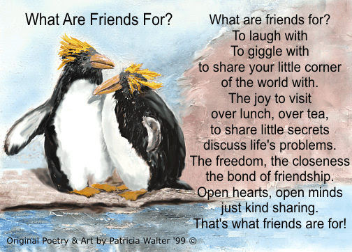 Poems: Friendship Poems .