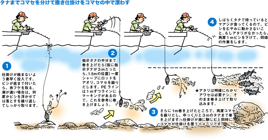 Daiwa 17 マアジ サバをコマセカゴの元祖ビシ釣りで釣る Web Site