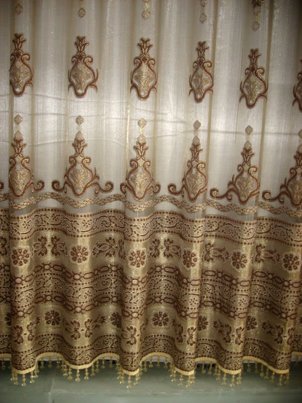 Luxury European Style Jaquard Window Curtains/ Drapes - Buy ...