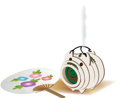 かなで 夏の風流 流しそうめん スイカ割り 服部介護予防センターのblog