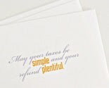 Death and Taxes - Folded Greeting Card