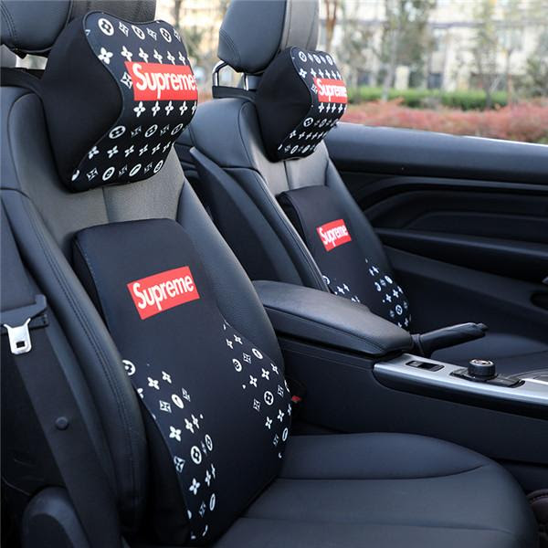Supreme 腰クッション 車用 低反発クッション 腰痛対策 低反発 車 椅子