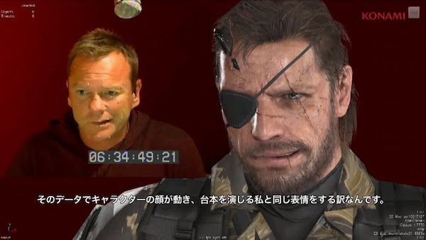 メタルギアソリッド5 海外版のスネーク声優とフェイシャルモーションはジャックバウアーのキーファー サザーランドに Pre 映像公開 新しモン好きblog