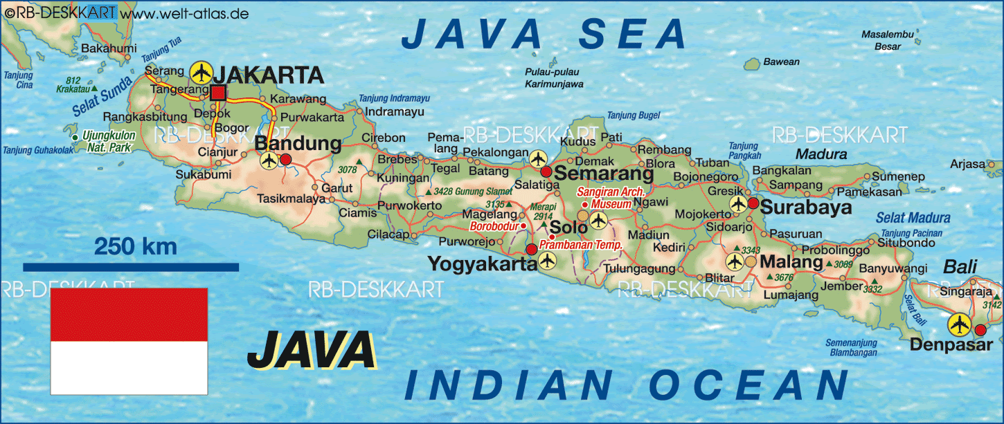 Map Java Indonesia