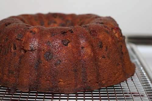 Blood Orange Chocolate Chunk Bundt Cake