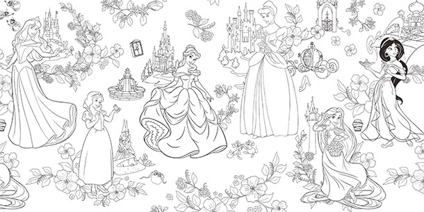 Disney Girls Coloring Book Premium 宝島社の公式webサイト 宝島チャンネル