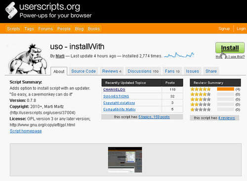 userscript installwith-05