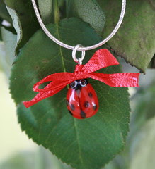 Red Ladybird pendant