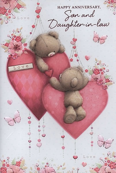 Family Anniversary Cards - Happy Anniversary, Son And ...