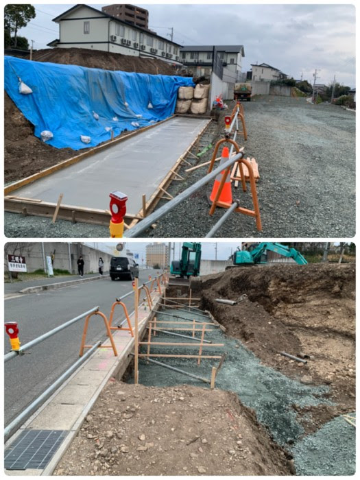 豊川市豊川町 擁壁工事 土木工事を営む豊川市の株式会社落合組はただいま求人募集中