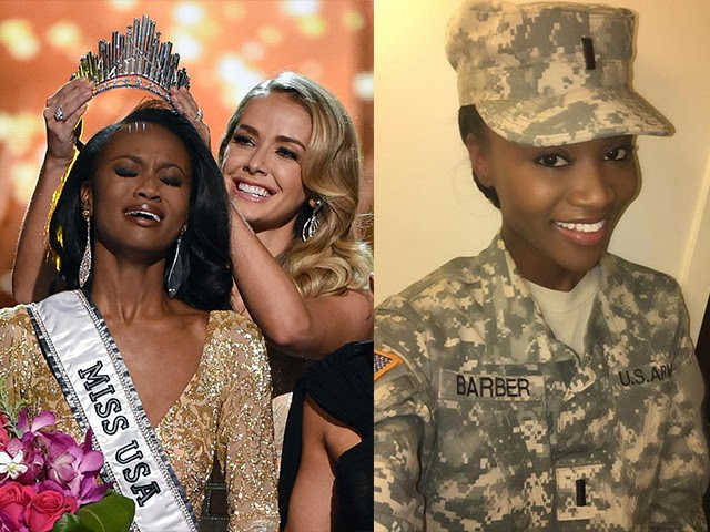  Army  Officer Deshauna Barber  Crowned Miss USA Breitbart