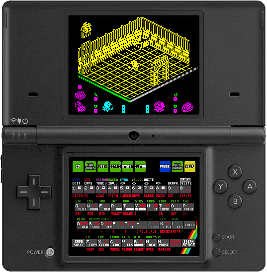 Zxds Sinclair Zx Spectrum Emulator For Nintendo Ds