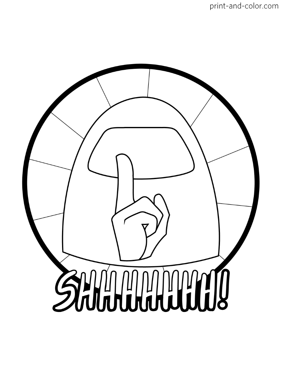 Download Among Us coloring pages | Print and Color.com