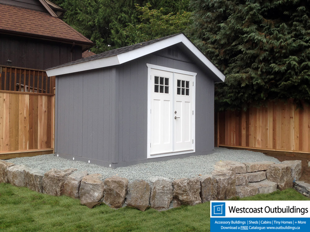 8x12 Craftsman Garden Shed - Westcoast Outbuildings