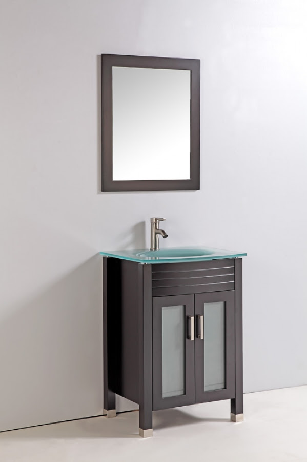 Home gt; 24 Inch Single Sink Bathroom Vanity with Soft Close Hinges