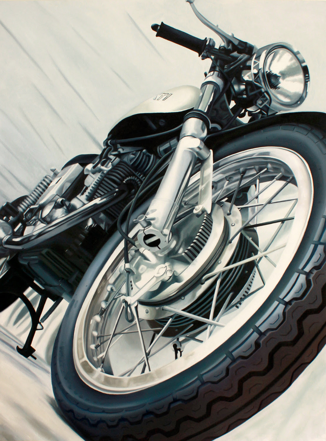 Motorcycle Art :: Guenevere Schwien | Megadeluxe | For The Love of Speed, Sport & Design
