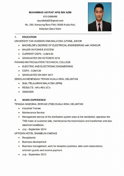 cara membuat resume kerja terbaik
