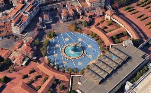 ディズニーシーを3dの航空写真で眺めるとこうなっていた ディズニー裏話 雑学 トリビアが2 000話以上 ディズニーブログ じゃみログ