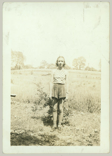 Girl in a field