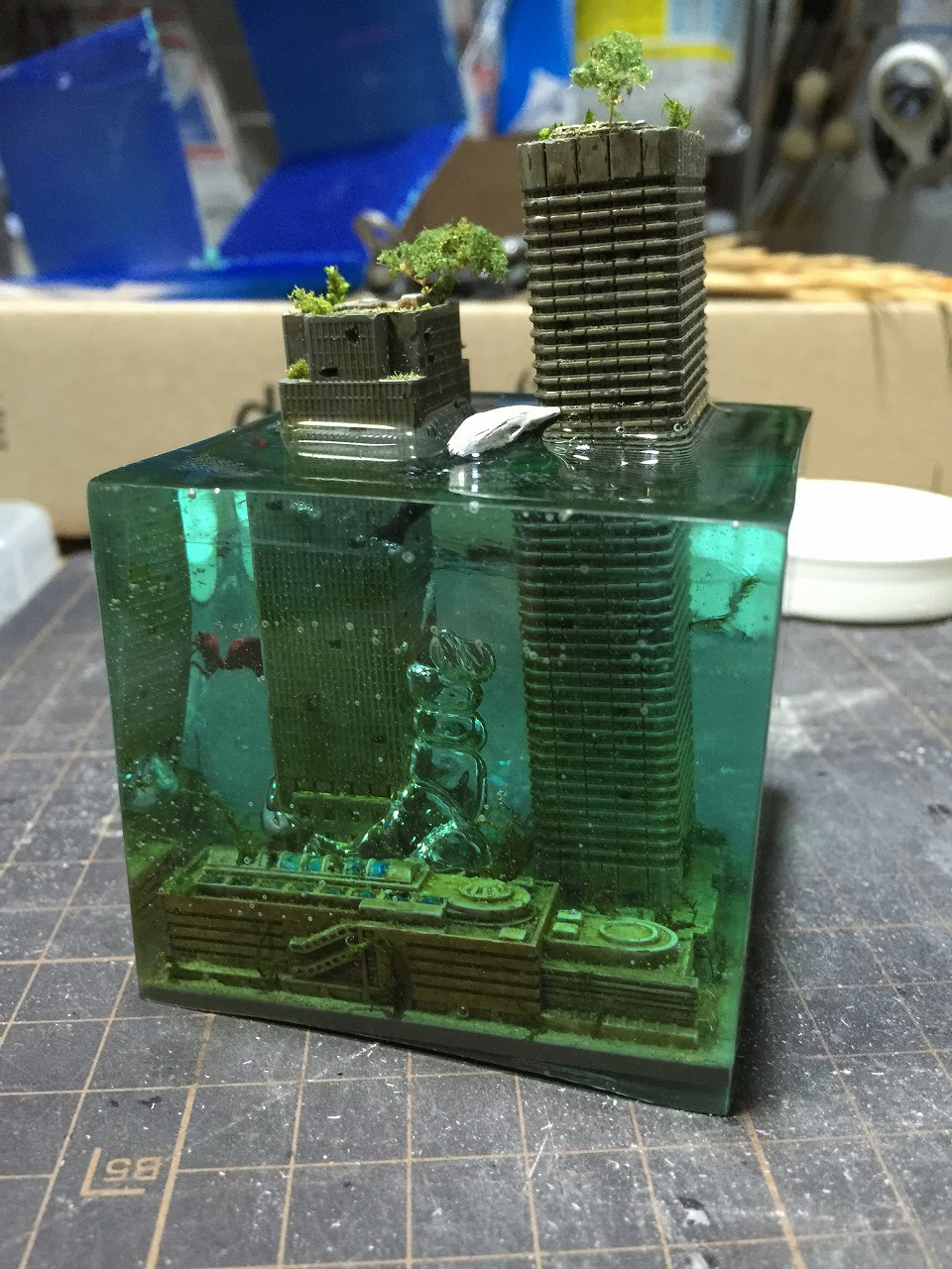 告知 いろいろと水没ジオラマ制作手順 きながに Masaki S模型