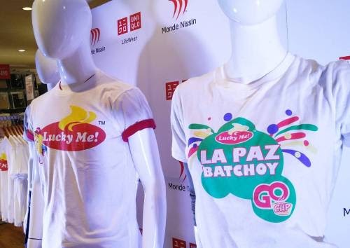 Launching today Uniqlo x Monde Nissin shirts. Food brands enters...