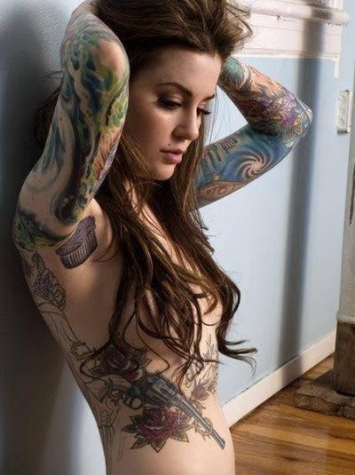 tattooed girl