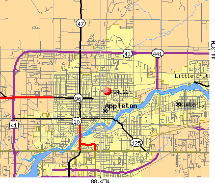 Appleton Zip Code Map 54911 Zip Code (Appleton, Wisconsin) Profile   homes, apartments 