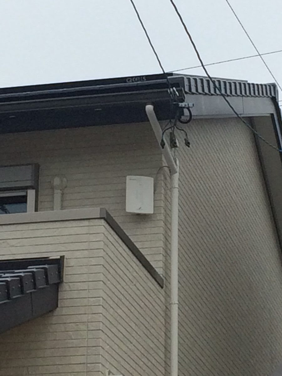 愛知県犬山市☆新築テレビアンテナ壁取り付け☆おしゃれアンテナ工事 - 愛知・岐阜のアンテナ工事専門｜Star Antena