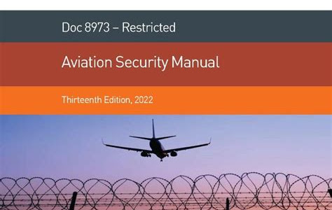 Free Read ICAO SECURITY MANUAL DOC 8973 Gutenberg PDF