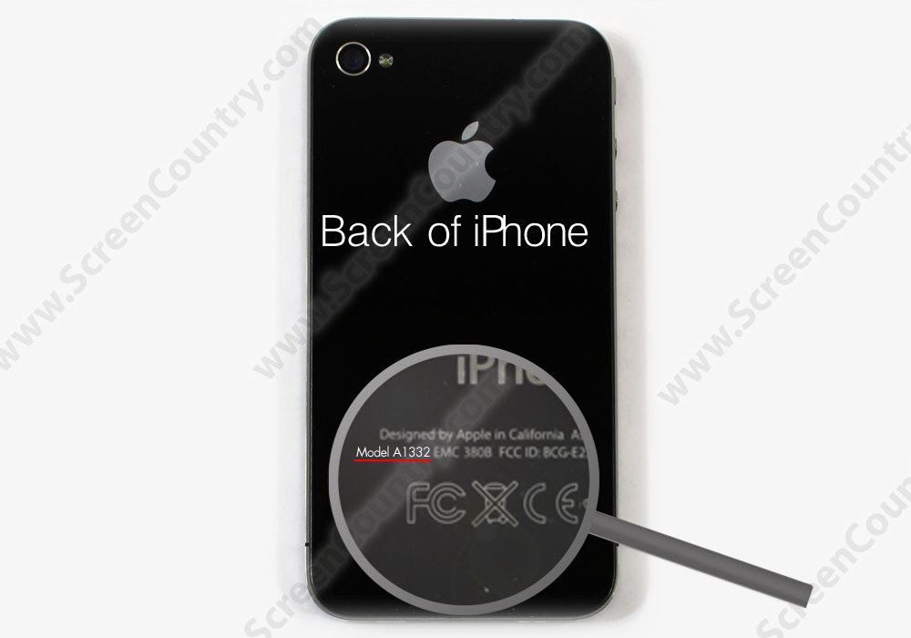 iphone model on Iphone 4 Cdma  Model A1349