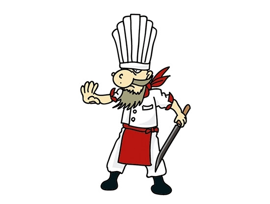シェフキャラクターが作るイタリアン料理 キャラクター 制作ならキャラック