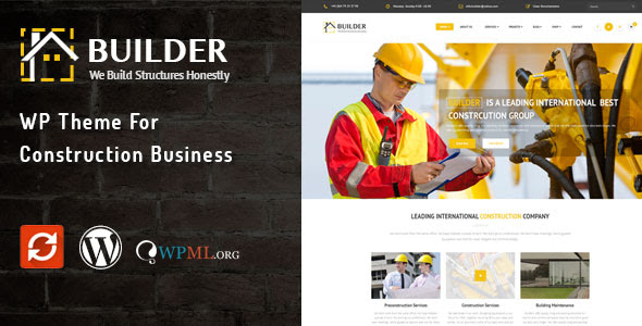 Builder v1.2 - WP Theme for Construction Business