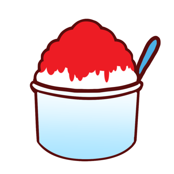 かき氷のイラスト かわいいフリー素材が無料のイラストレイン