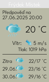 Počasí Frýdek Místek - Slunečno.cz
