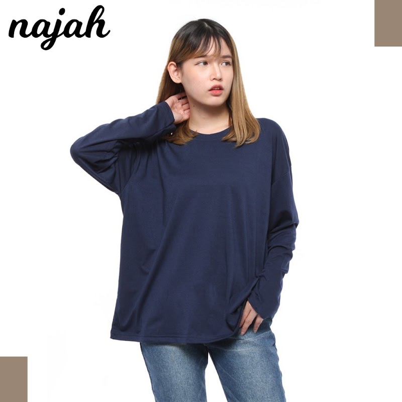 59+ Kaos Wanita Lengan Panjang Terbaru