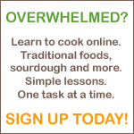 Learn the fundamentals of traditional cooking in a 14-lesson multi-media online class!