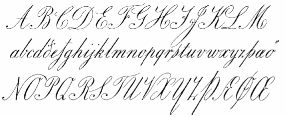 American Cursive - Calligraphy Discussions - The Fountain ...