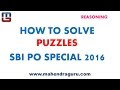 HOW TO SOLVE PUZZLES