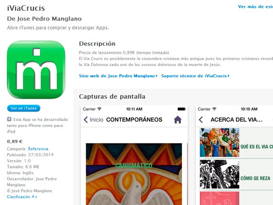 Captura de pantalla iTunes Store