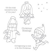 Christmas Cuties Clear-Mount Stamp Set