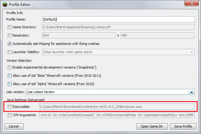 How To Change Path Of Java Executable Used Feedthebeast