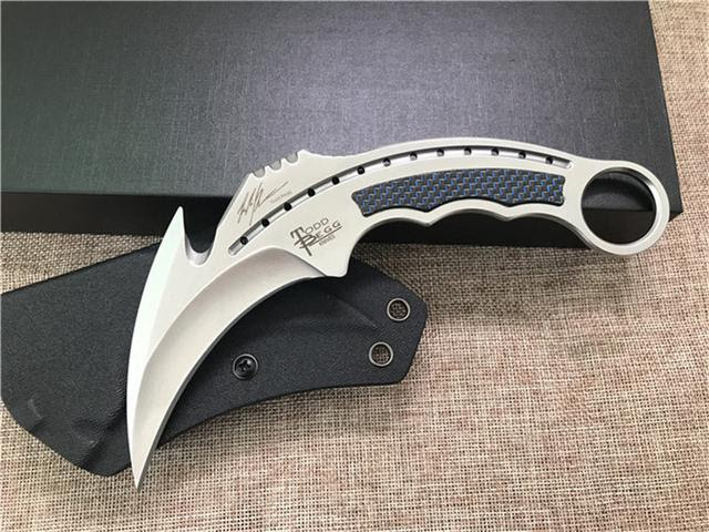 名刀賞鑒 托德貝格獵鷹戰術爪刀 愛經驗