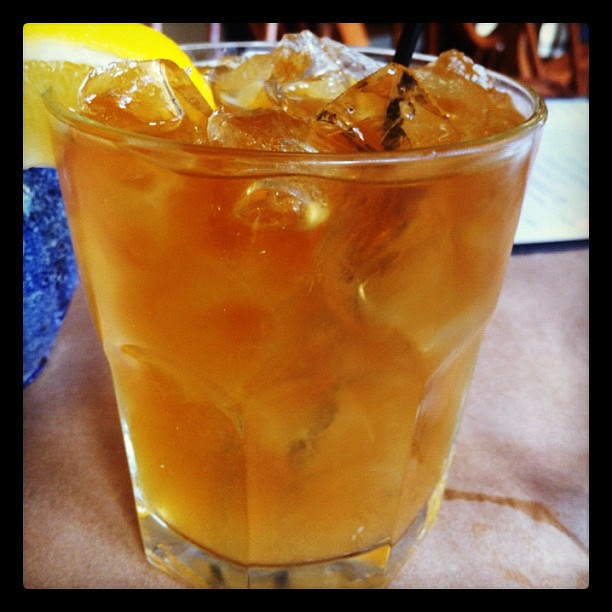 Breakfast drink. John Daly (Firefly sweet tea vodka ...