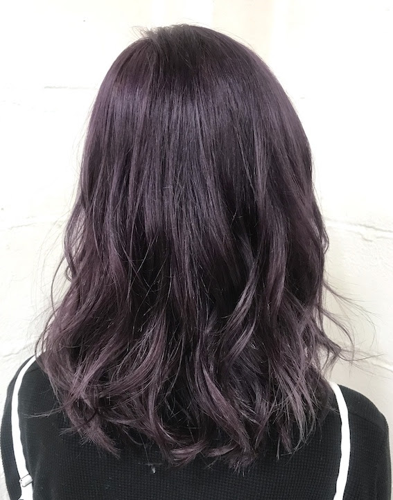 パープルヘアカラー 紫カラー バイオレットカラーにしてみたい方の参考カラー写真 グラデーションカラー インナーカラー ハイライトカラー Sherry 原宿美容室