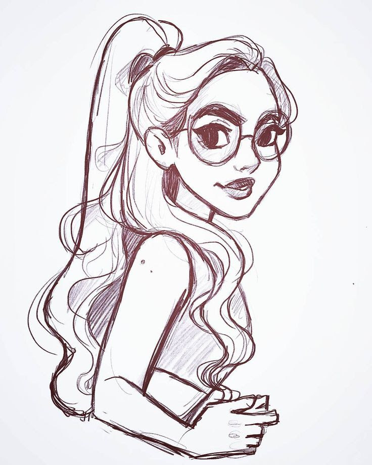 Cute Girl Drawing At Getdrawingscom Free For Personal Use